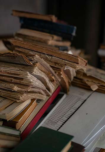 Old records ready for destruction